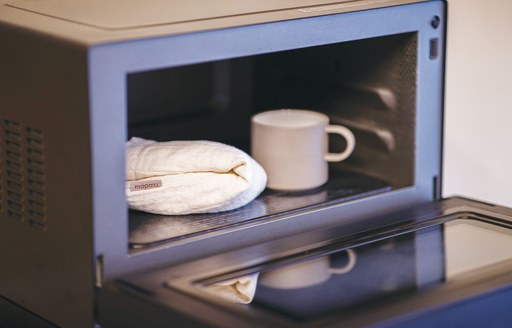 ライスピローで身体が温まる